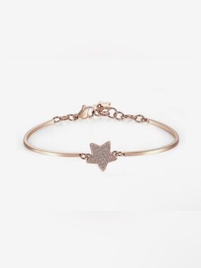 Brosway Italia Bracelet Chakra Star ‘Shine’ Rose Gold BHK364 Stainless Steel New